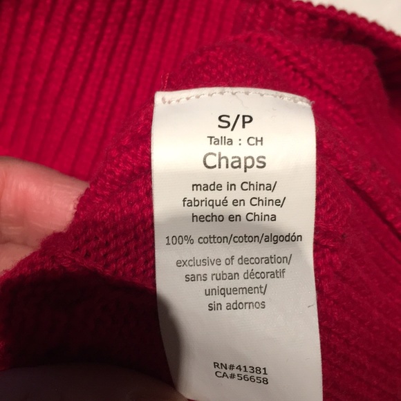 Men’s Chaps cotton sweater - Picture 3 of 4